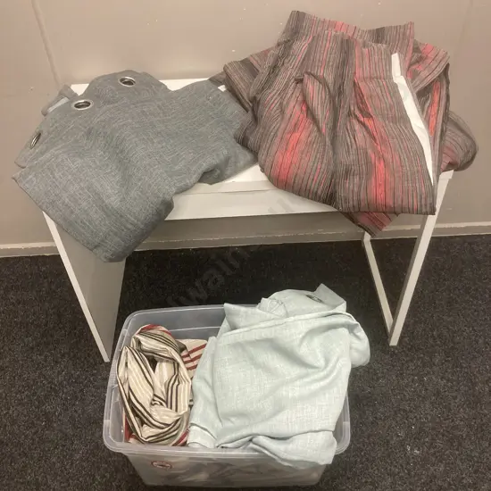 Lot of Assorted House Curtains & Drapes